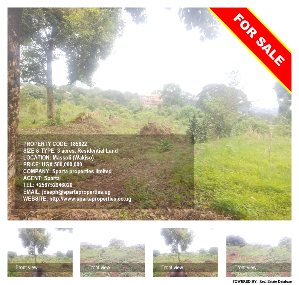 Residential Land  for sale in Massoli Wakiso Uganda, code: 185822