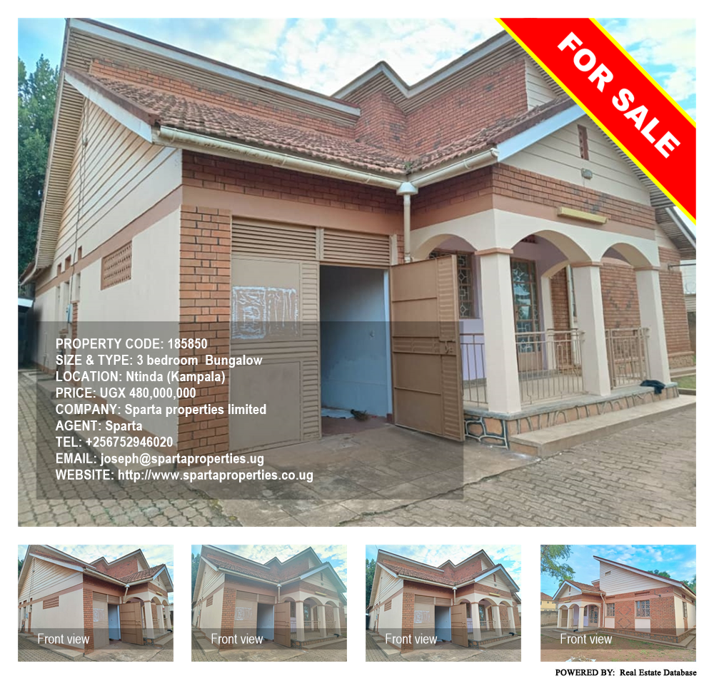 3 bedroom Bungalow  for sale in Ntinda Kampala Uganda, code: 185850