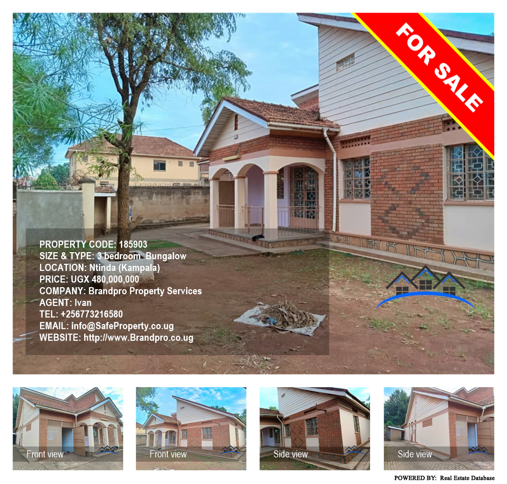 3 bedroom Bungalow  for sale in Ntinda Kampala Uganda, code: 185903