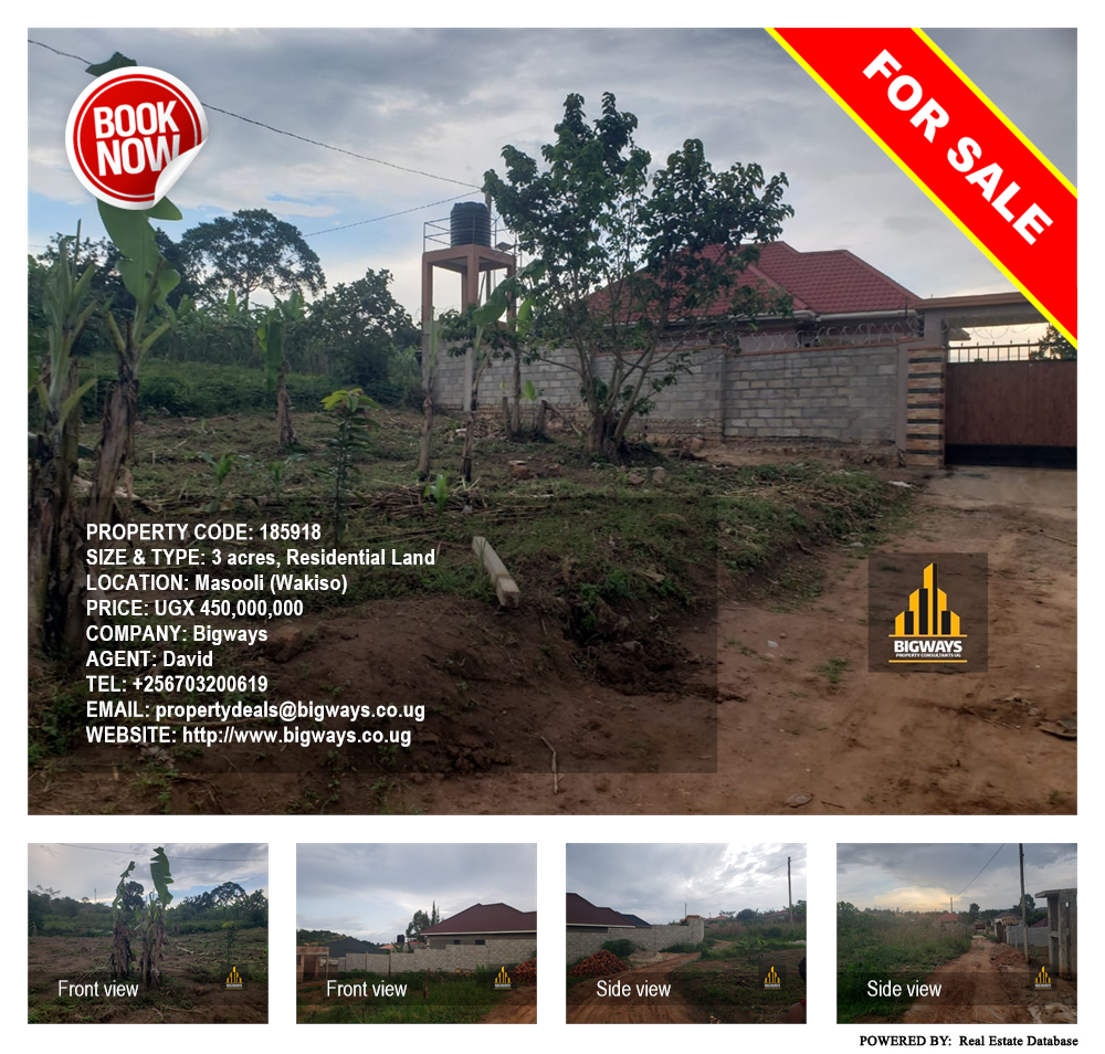 Residential Land  for sale in Masooli Wakiso Uganda, code: 185918