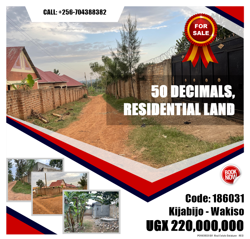 Residential Land  for sale in Kijabijo Wakiso Uganda, code: 186031