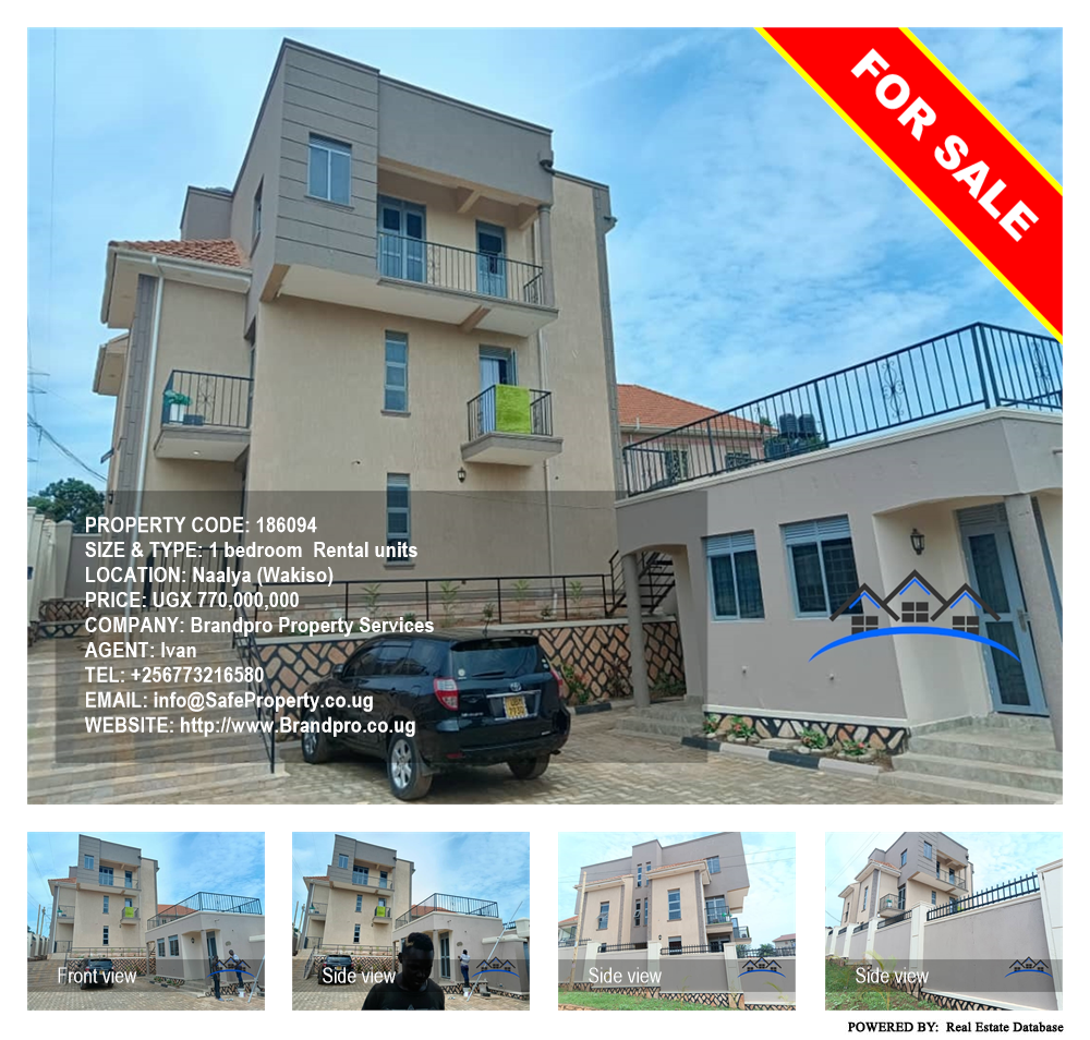 1 bedroom Rental units  for sale in Naalya Wakiso Uganda, code: 186094