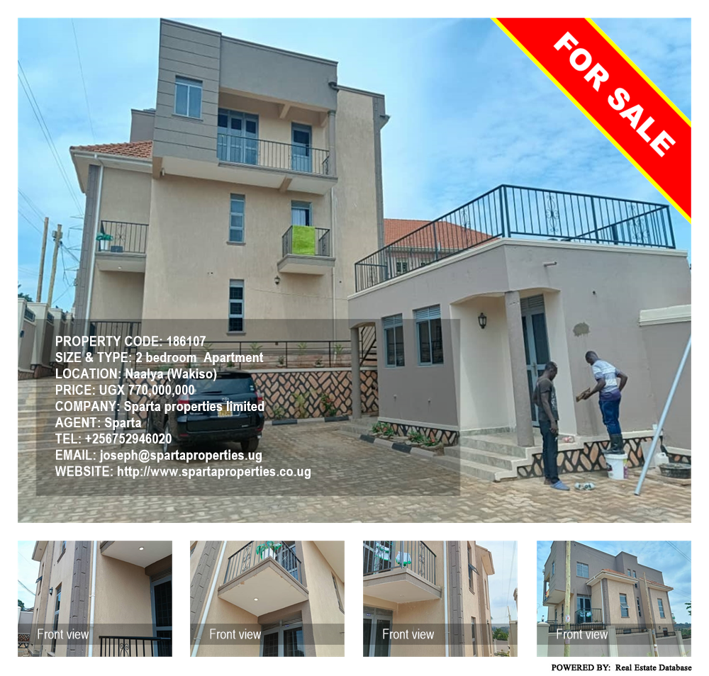 2 bedroom Apartment  for sale in Naalya Wakiso Uganda, code: 186107