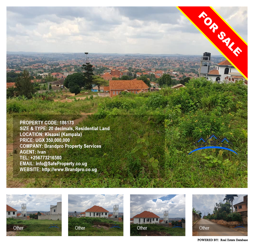 Residential Land  for sale in Kisaasi Kampala Uganda, code: 186173