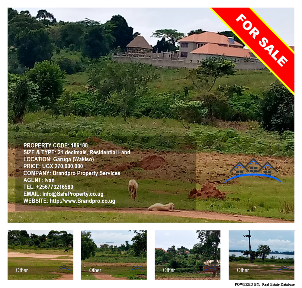 Residential Land  for sale in Garuga Wakiso Uganda, code: 186188