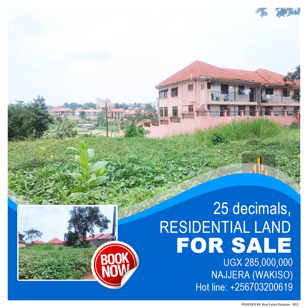 Residential Land  for sale in Najjera Wakiso Uganda, code: 186213