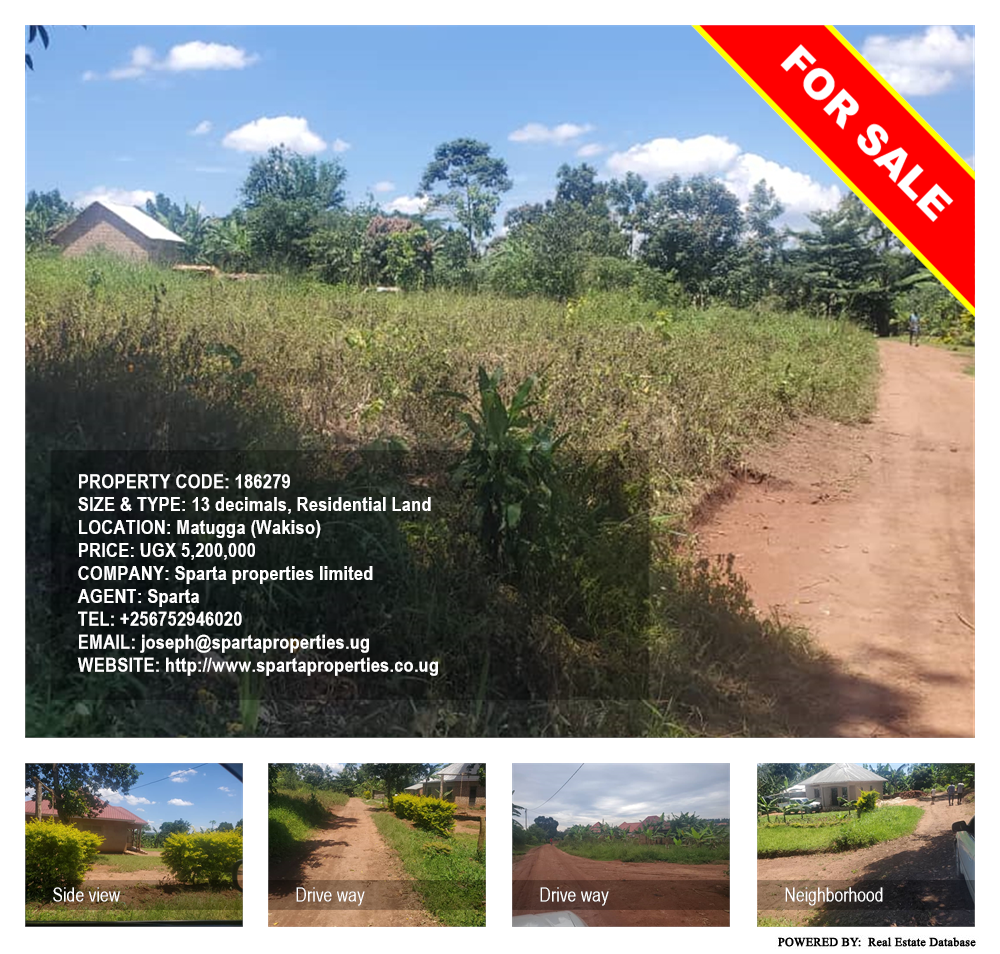 Residential Land  for sale in Matugga Wakiso Uganda, code: 186279