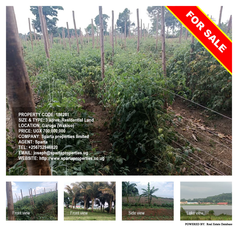 Residential Land  for sale in Garuga Wakiso Uganda, code: 186281