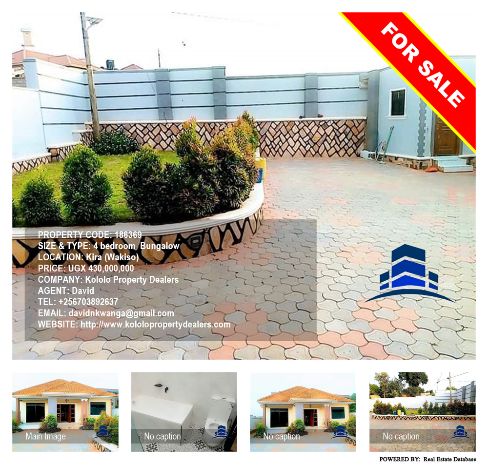 4 bedroom Bungalow  for sale in Kira Wakiso Uganda, code: 186369