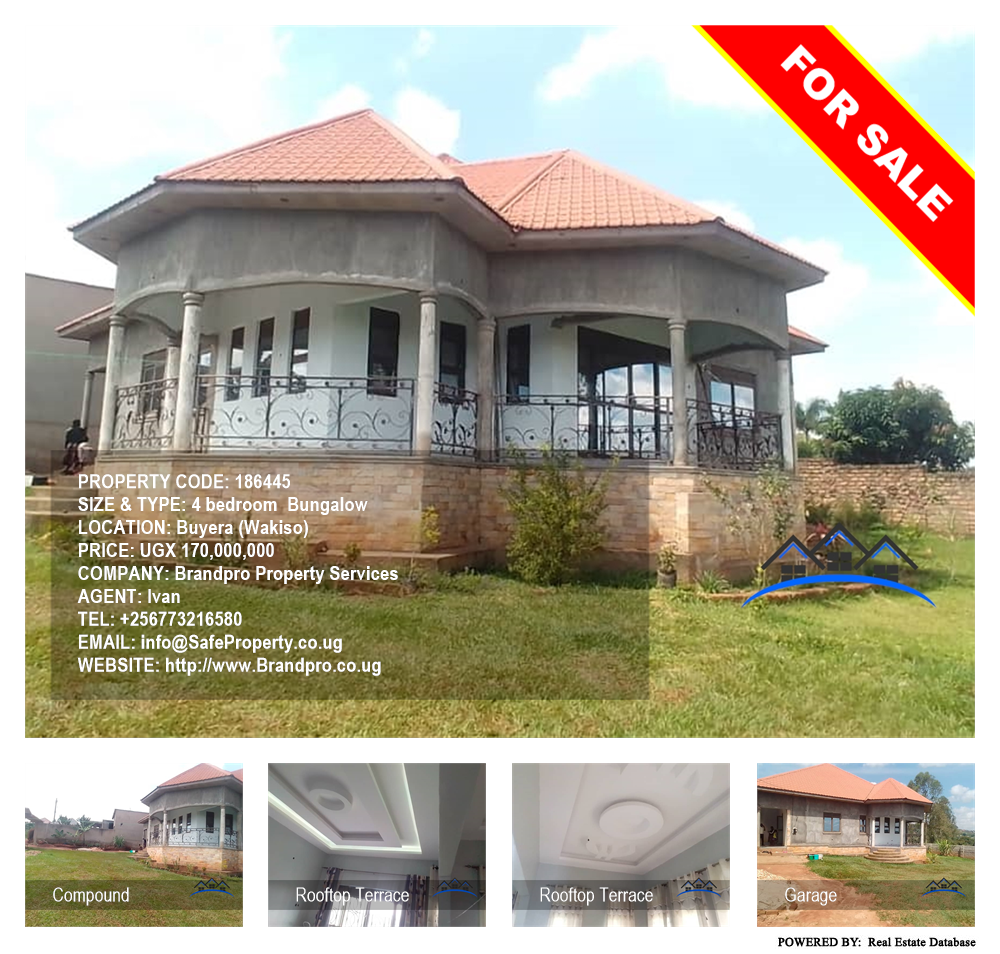 4 bedroom Bungalow  for sale in Buyera Wakiso Uganda, code: 186445