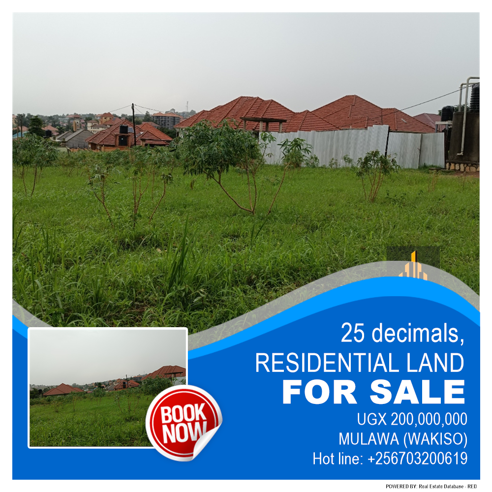 Residential Land  for sale in Mulawa Wakiso Uganda, code: 186506