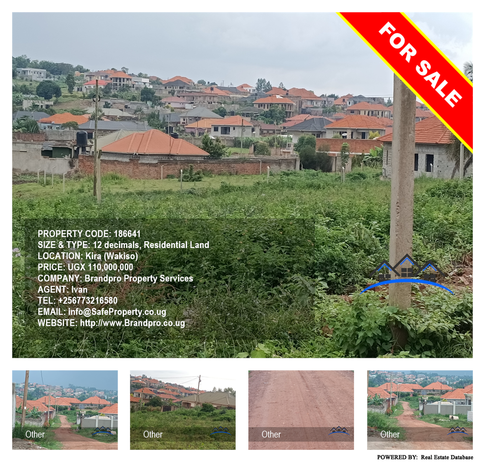 Residential Land  for sale in Kira Wakiso Uganda, code: 186641