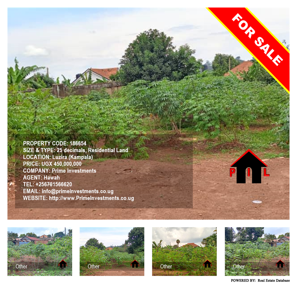Residential Land  for sale in Luzira Kampala Uganda, code: 186654