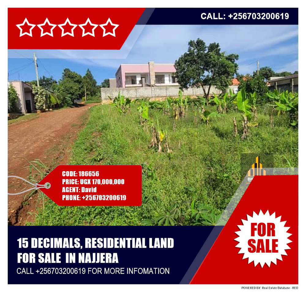 Residential Land  for sale in Najjera Wakiso Uganda, code: 186656
