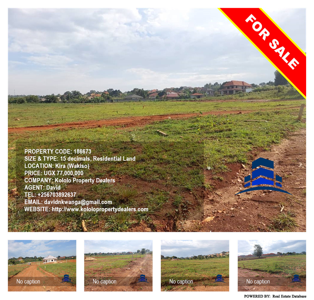 Residential Land  for sale in Kira Wakiso Uganda, code: 186673