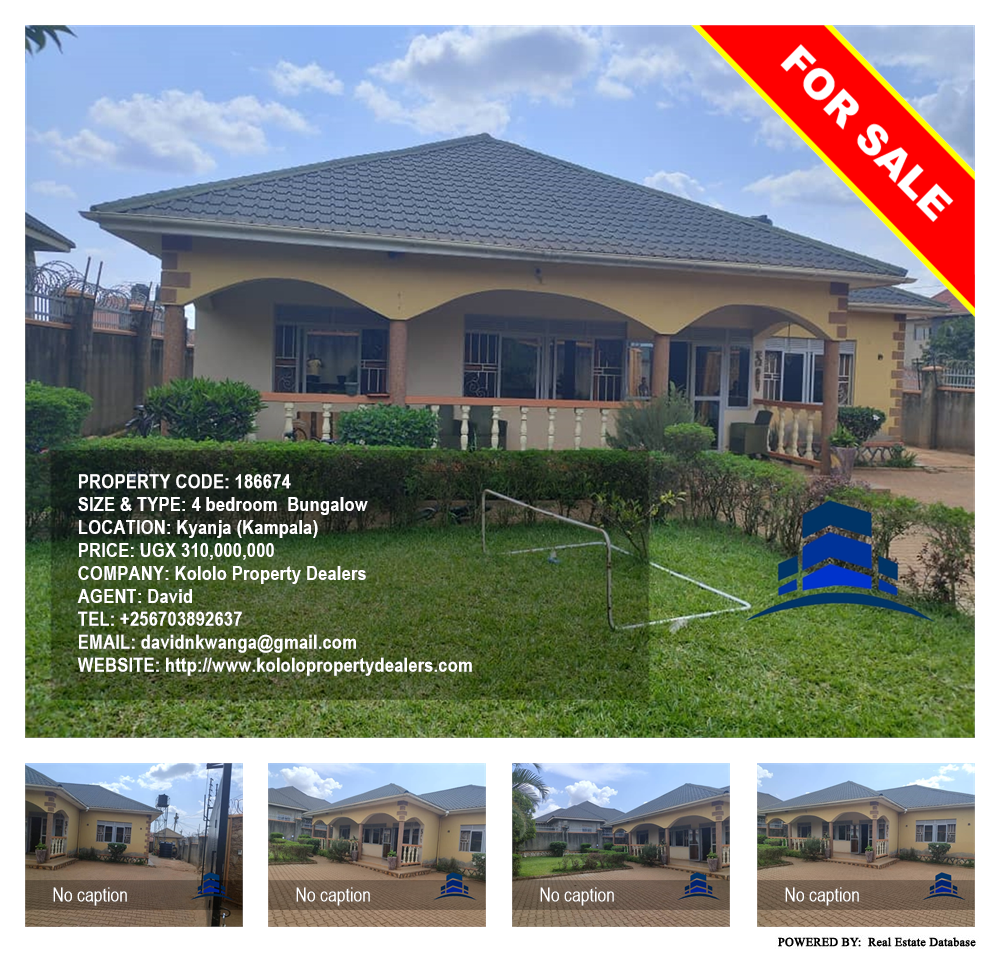 4 bedroom Bungalow  for sale in Kyanja Kampala Uganda, code: 186674