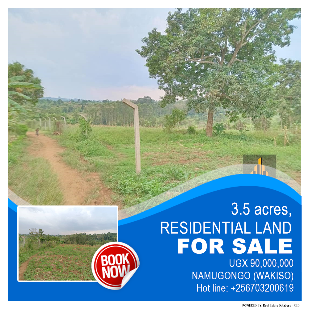 Residential Land  for sale in Namugongo Wakiso Uganda, code: 186676