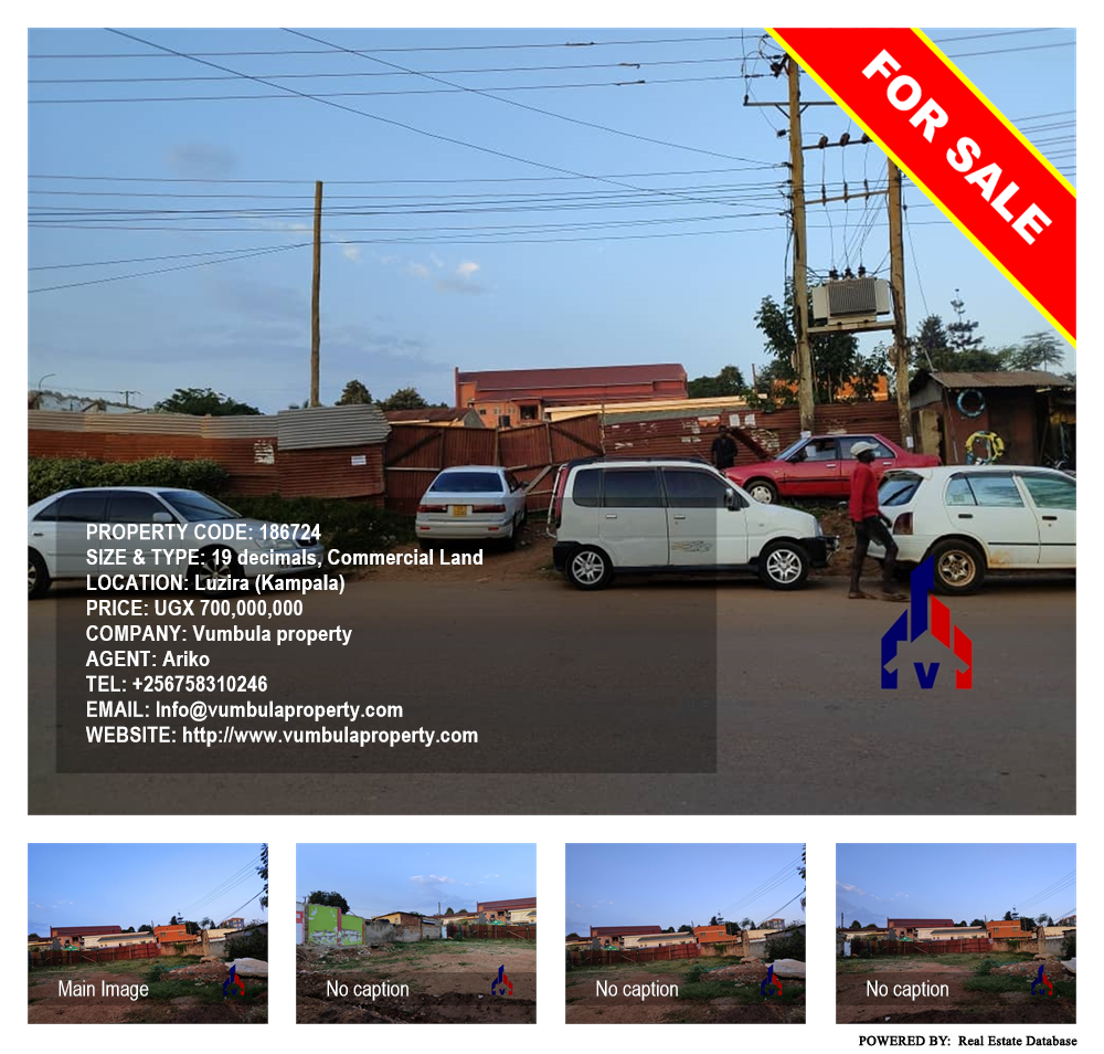 Commercial Land  for sale in Luzira Kampala Uganda, code: 186724