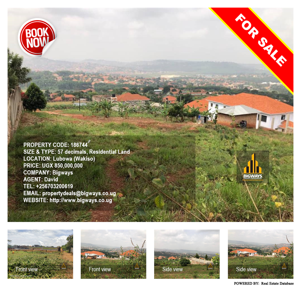 Residential Land  for sale in Lubowa Wakiso Uganda, code: 186744