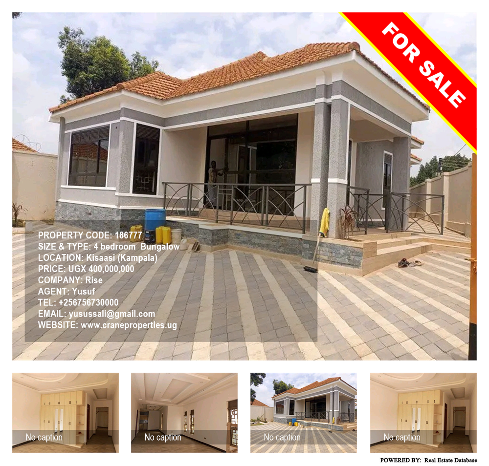 4 bedroom Bungalow  for sale in Kisaasi Kampala Uganda, code: 186777