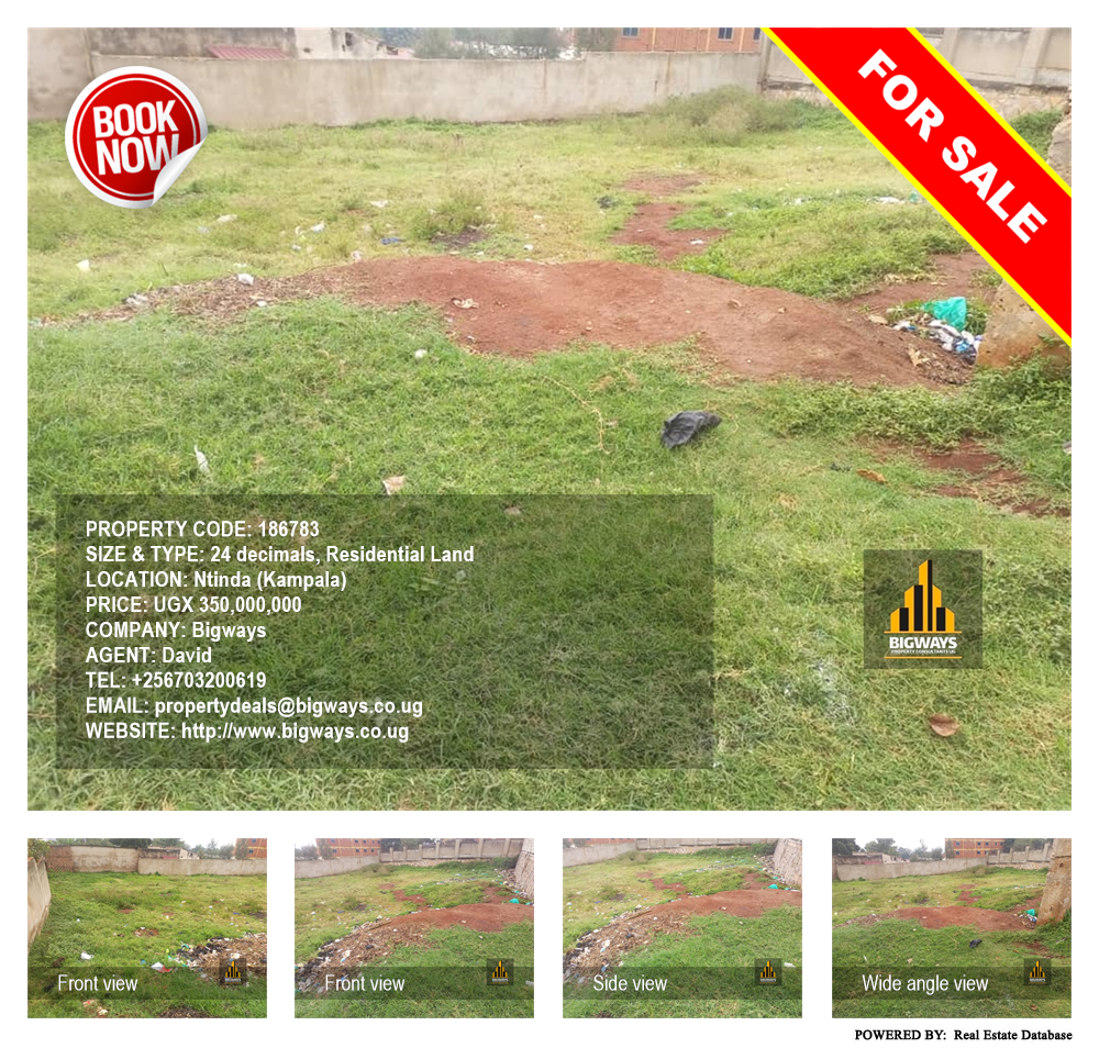 Residential Land  for sale in Ntinda Kampala Uganda, code: 186783