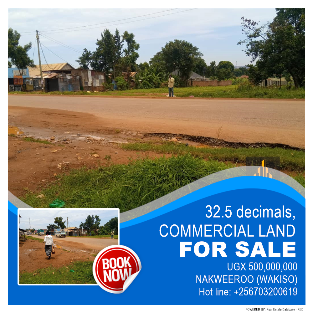 Commercial Land  for sale in Nakweelo Wakiso Uganda, code: 186804