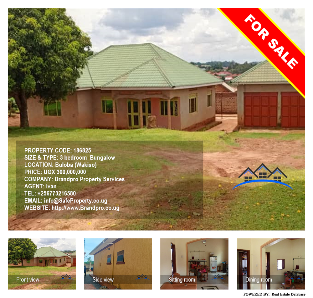 3 bedroom Bungalow  for sale in Buloba Wakiso Uganda, code: 186825