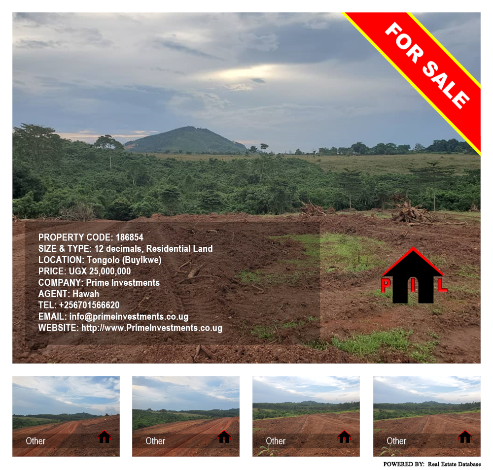 Residential Land  for sale in Tongolo Buyikwe Uganda, code: 186854
