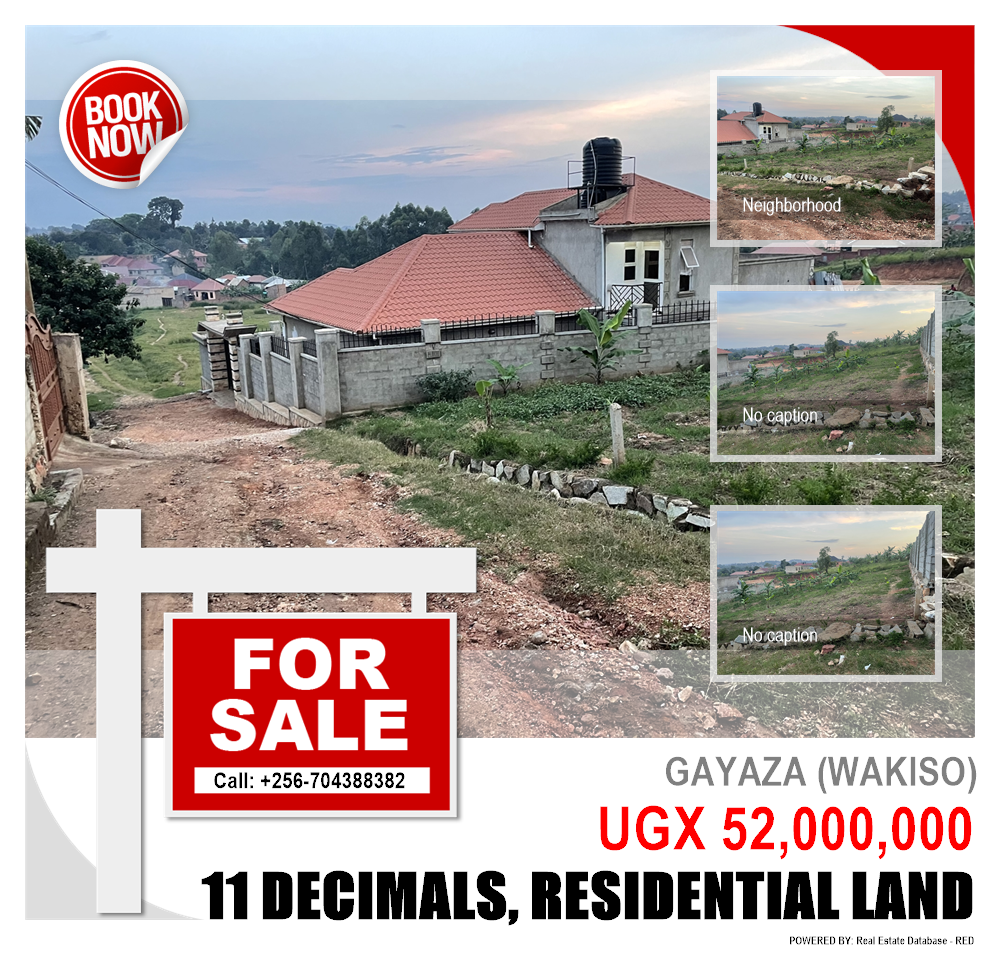 Residential Land  for sale in Gayaza Wakiso Uganda, code: 186897