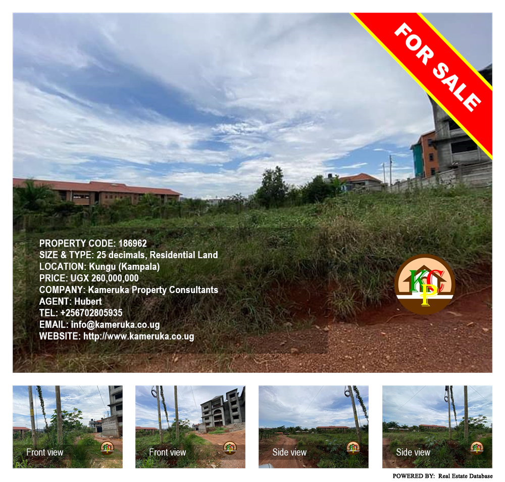 Residential Land  for sale in Kungu Kampala Uganda, code: 186962