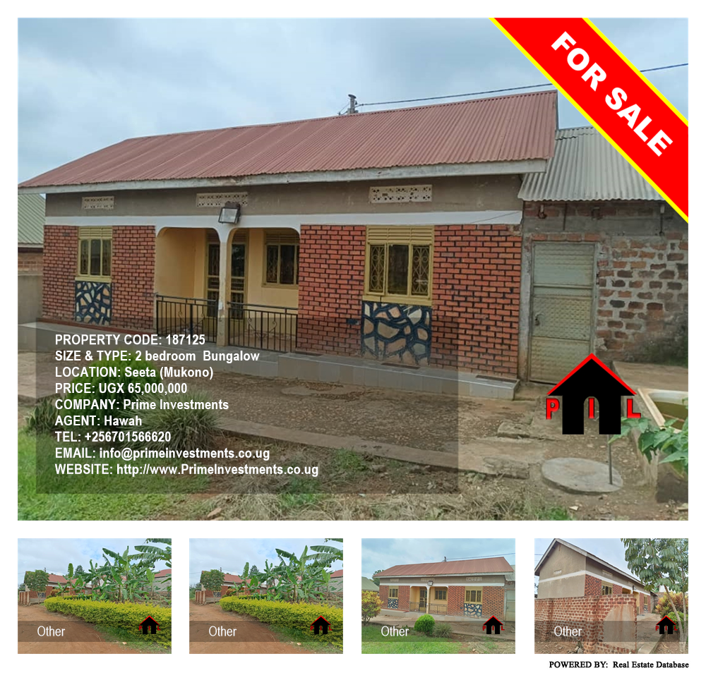 2 bedroom Bungalow  for sale in Seeta Mukono Uganda, code: 187125