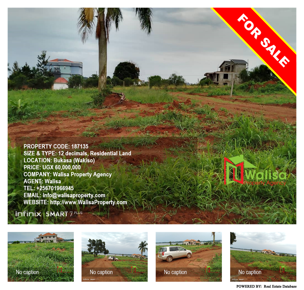 Residential Land  for sale in Bukasa Wakiso Uganda, code: 187135