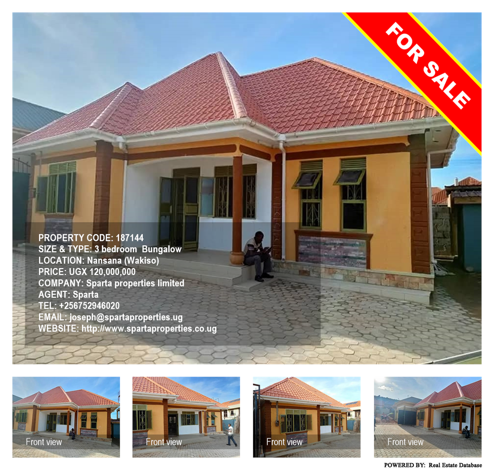 3 bedroom Bungalow  for sale in Nansana Wakiso Uganda, code: 187144