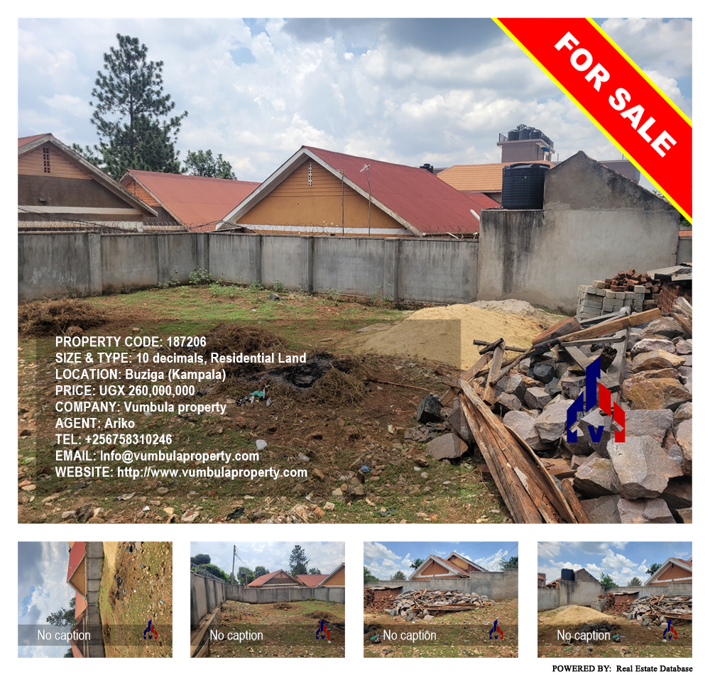 Residential Land  for sale in Buziga Kampala Uganda, code: 187206