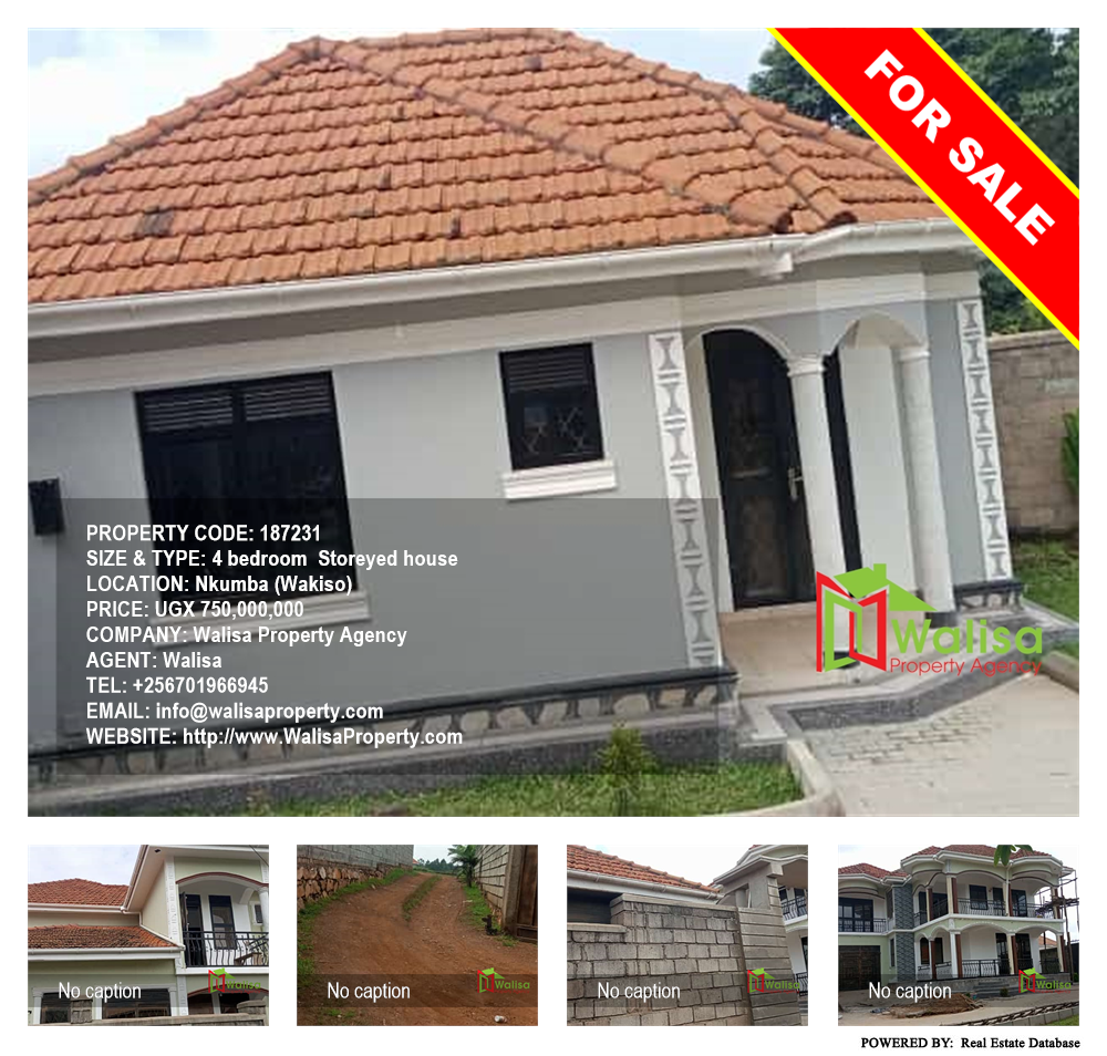 4 bedroom Storeyed house  for sale in Nkumba Wakiso Uganda, code: 187231