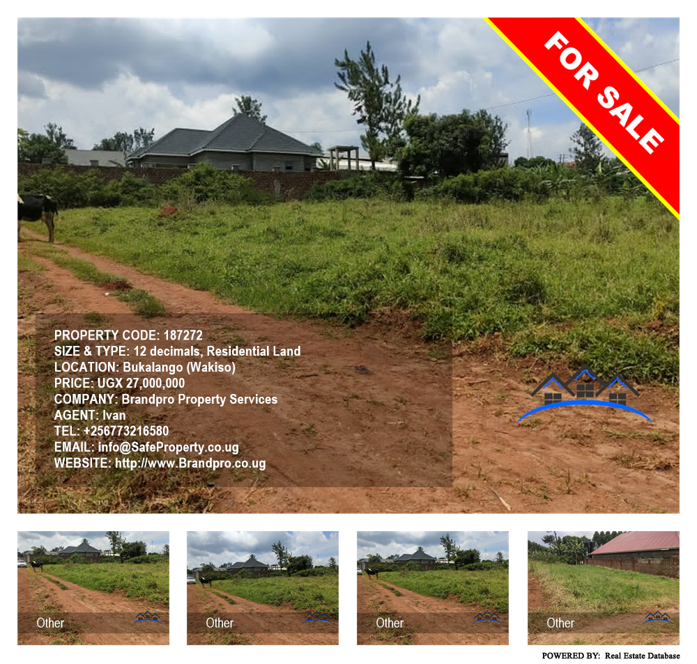 Residential Land  for sale in Bukalango Wakiso Uganda, code: 187272