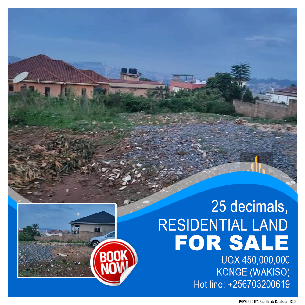 Residential Land  for sale in Konge Wakiso Uganda, code: 187281