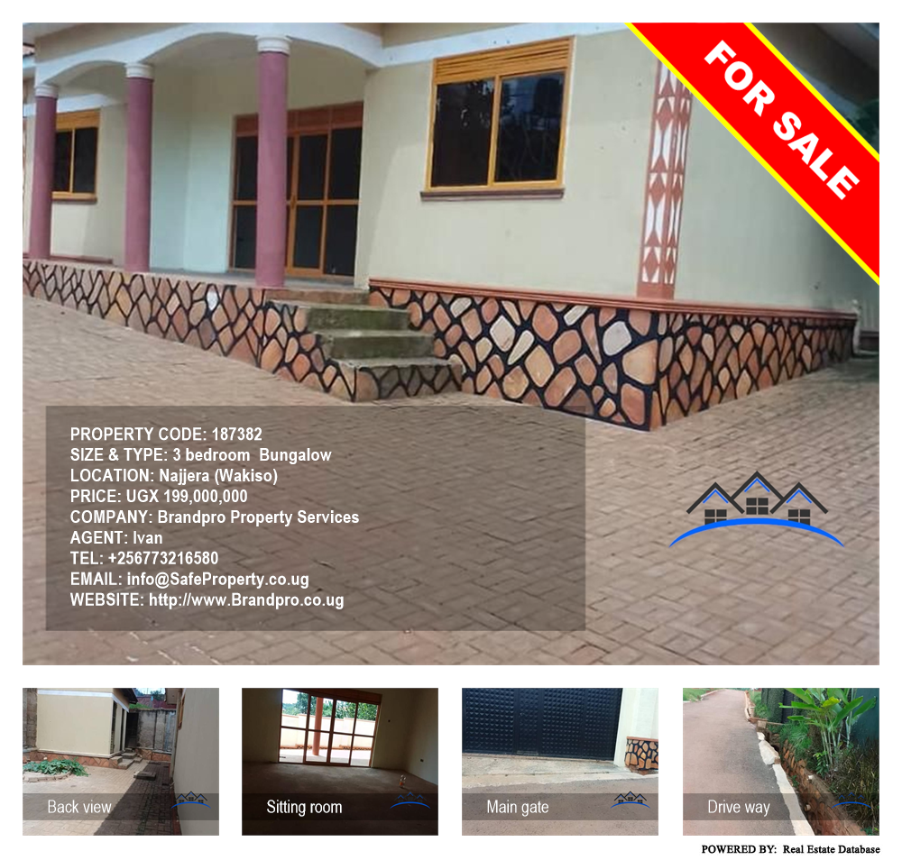 3 bedroom Bungalow  for sale in Najjera Wakiso Uganda, code: 187382