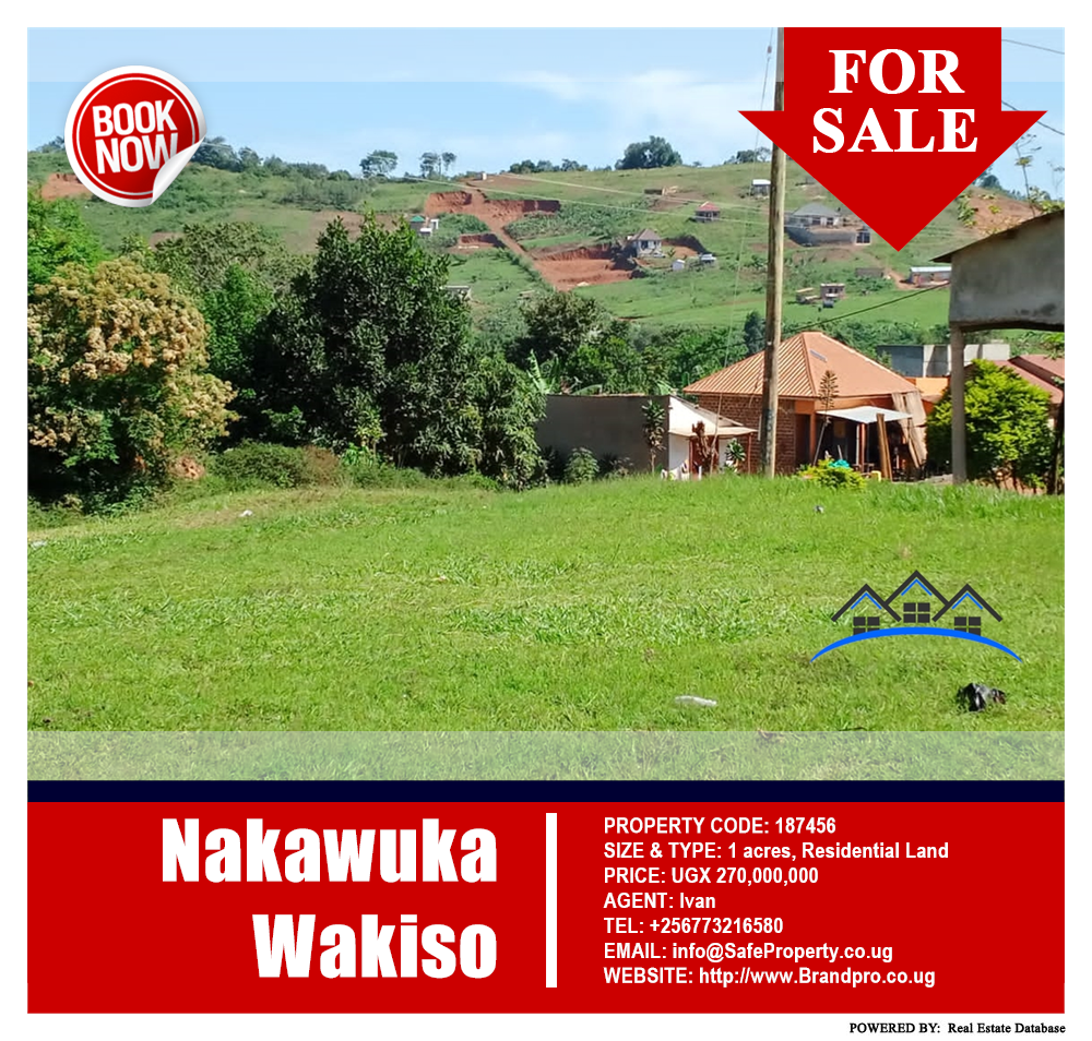 Residential Land  for sale in Nakawuka Wakiso Uganda, code: 187456