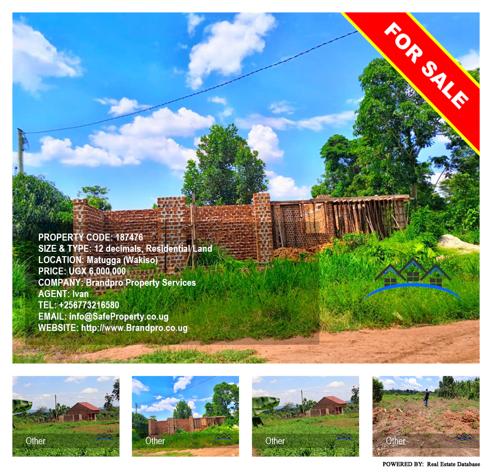 Residential Land  for sale in Matugga Wakiso Uganda, code: 187476