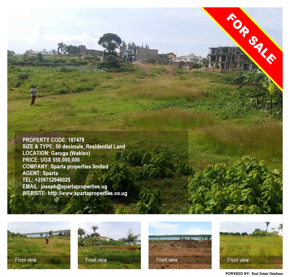 Residential Land  for sale in Garuga Wakiso Uganda, code: 187478