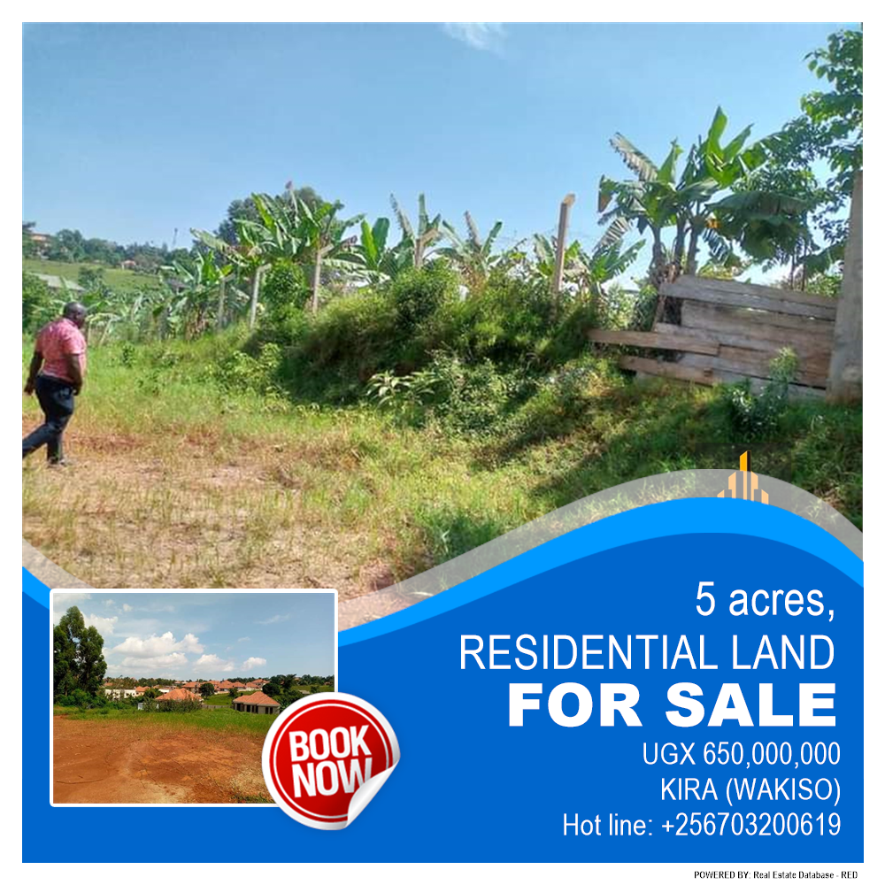 Residential Land  for sale in Kira Wakiso Uganda, code: 187531