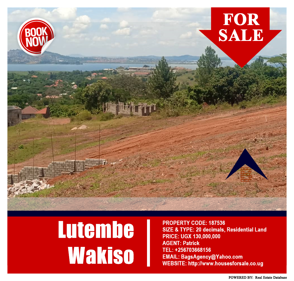 Residential Land  for sale in Lutembe Wakiso Uganda, code: 187536