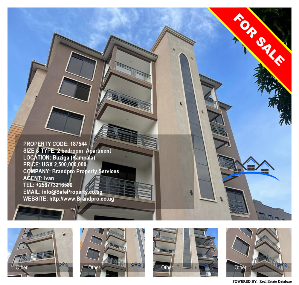 2 bedroom Apartment  for sale in Buziga Kampala Uganda, code: 187544