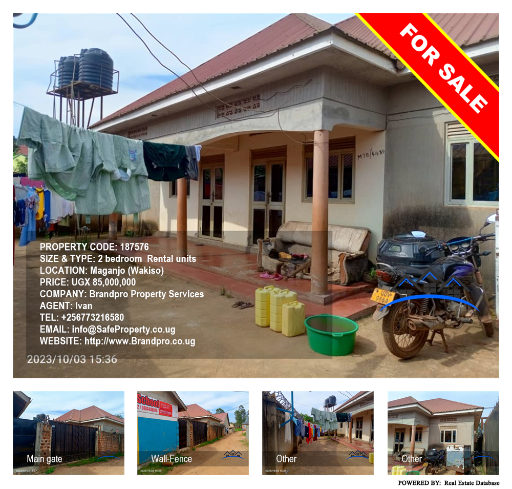 2 bedroom Rental units  for sale in Maganjo Wakiso Uganda, code: 187576