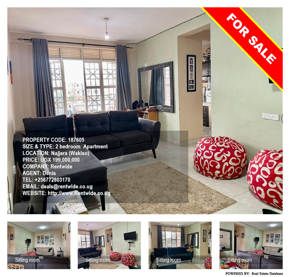 2 bedroom Apartment  for sale in Najjera Wakiso Uganda, code: 187605