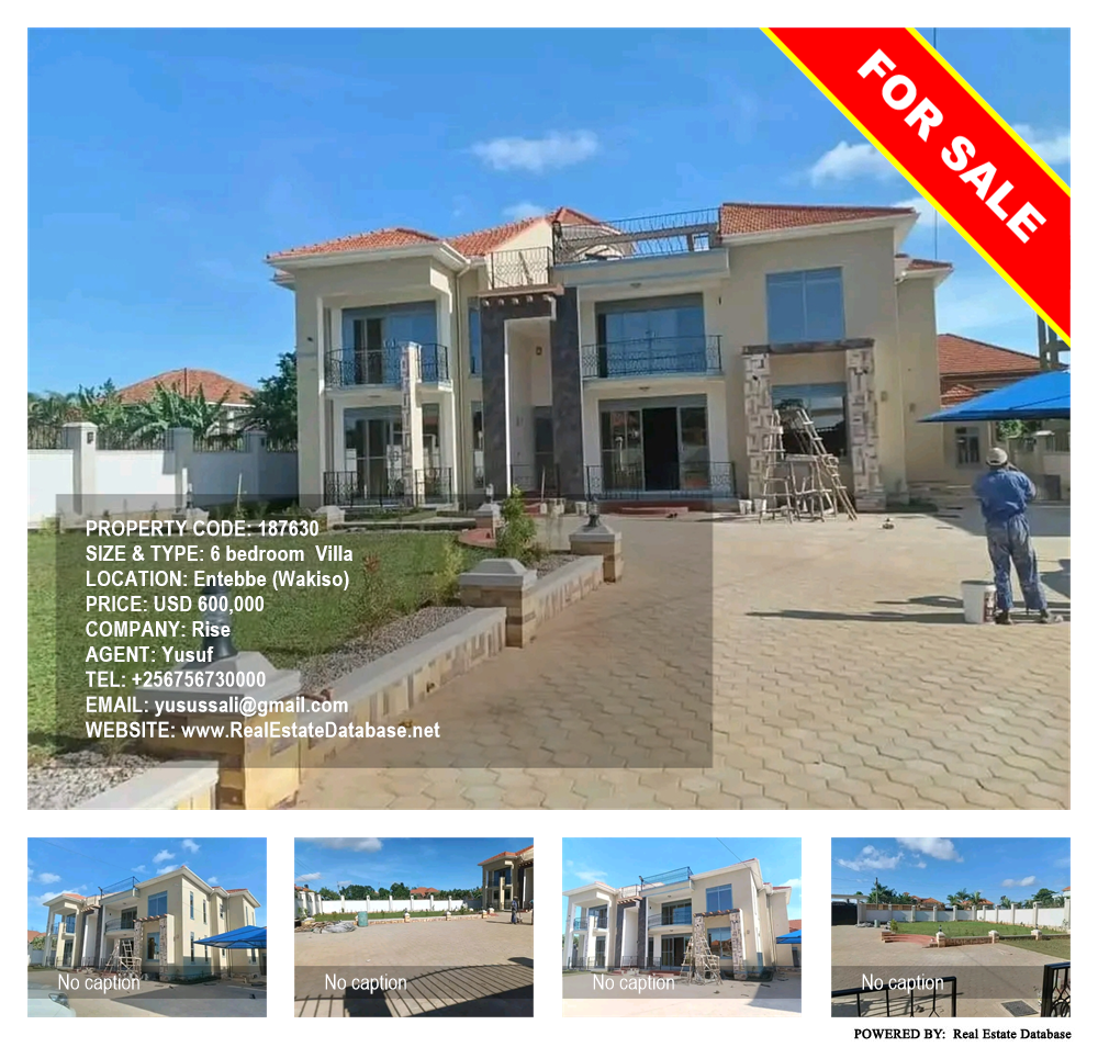 6 bedroom Villa  for sale in Entebbe Wakiso Uganda, code: 187630