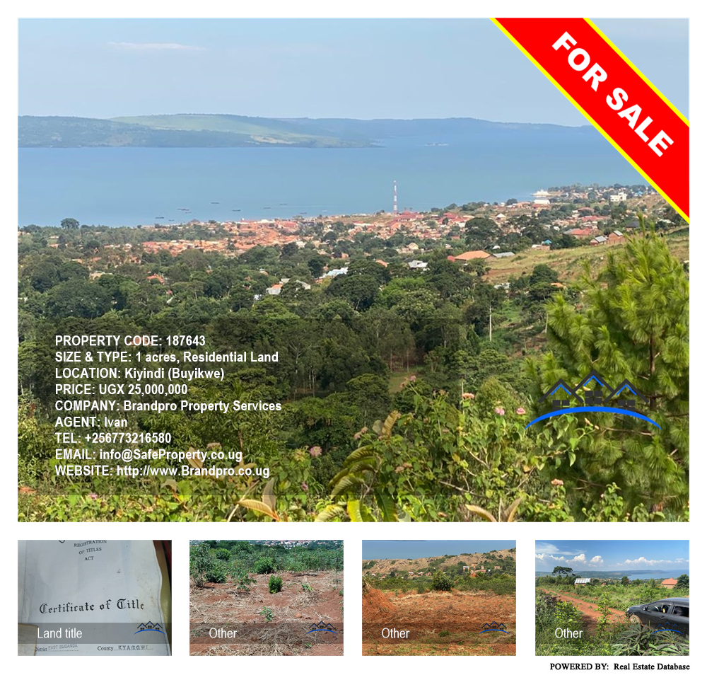 Residential Land  for sale in Kiyindi Buyikwe Uganda, code: 187643