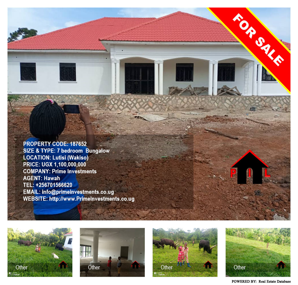 7 bedroom Bungalow  for sale in Lutisi Wakiso Uganda, code: 187652