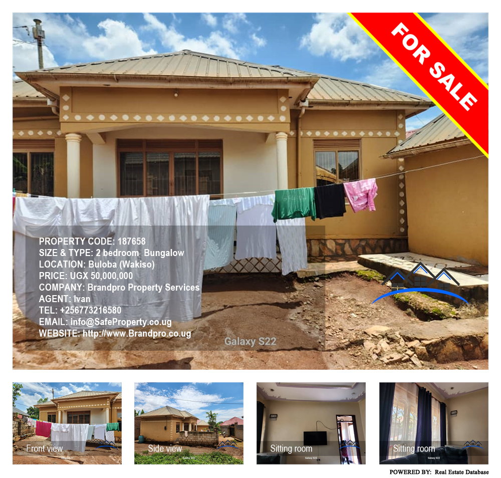 2 bedroom Bungalow  for sale in Buloba Wakiso Uganda, code: 187658